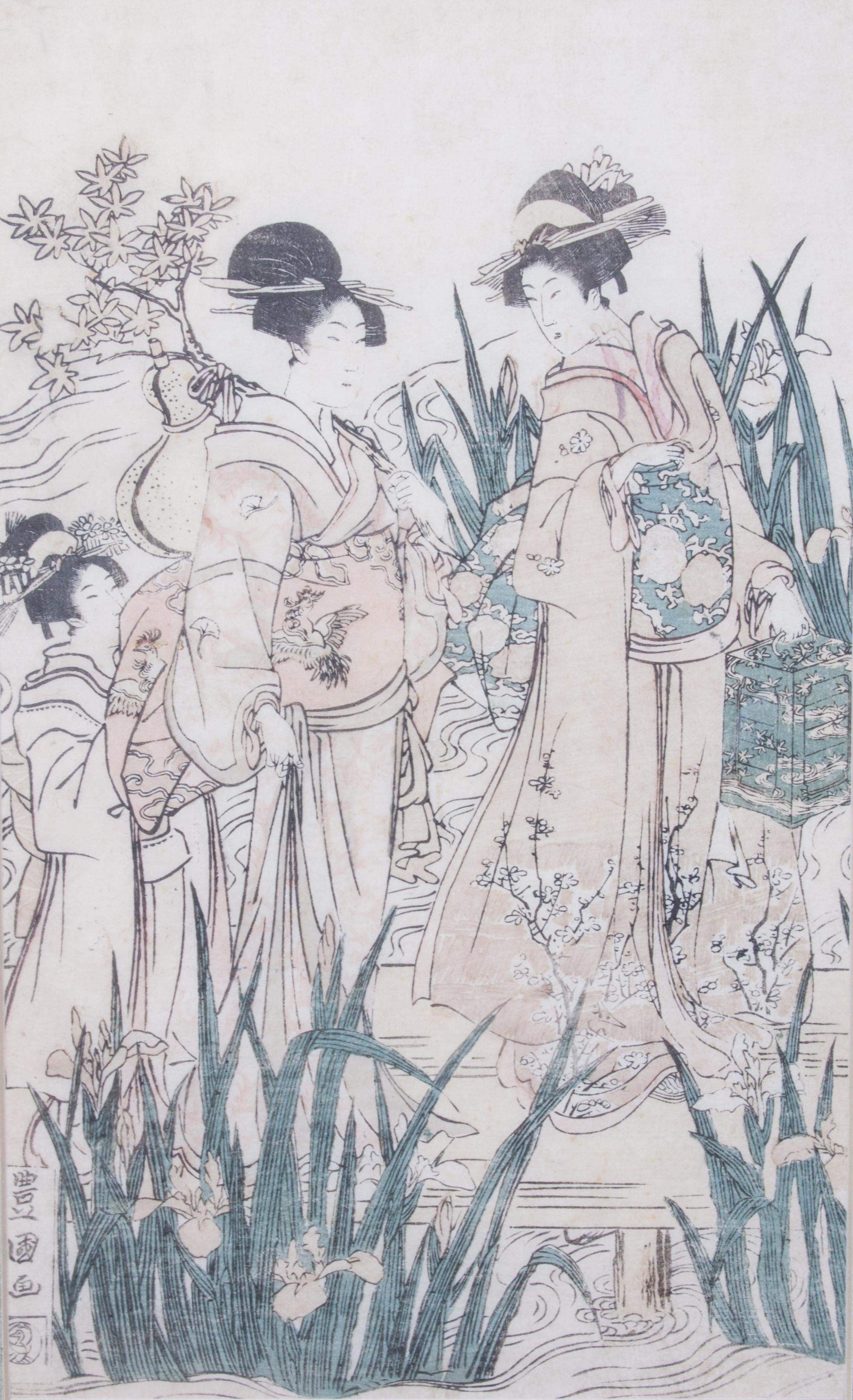 Utagawa Toyokuni, (Japanese, 1769-1825), Two Geishas