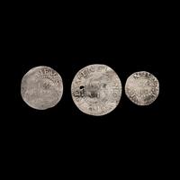 [MASSACHUSETTS] A 1652-Dated 6 Pence, 3 Pence and a 1662-Dated 2 Pence Coin; Three coins total