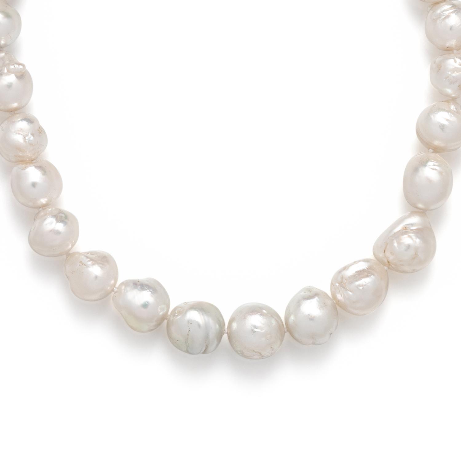 CULTURED BAROQUE PEARL NECKLACE