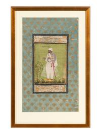 A Mughal Miniature Painting of a Court Official