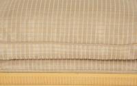 A Pair of Louis XVI Style Resin Benches with Loose Seat Cushions