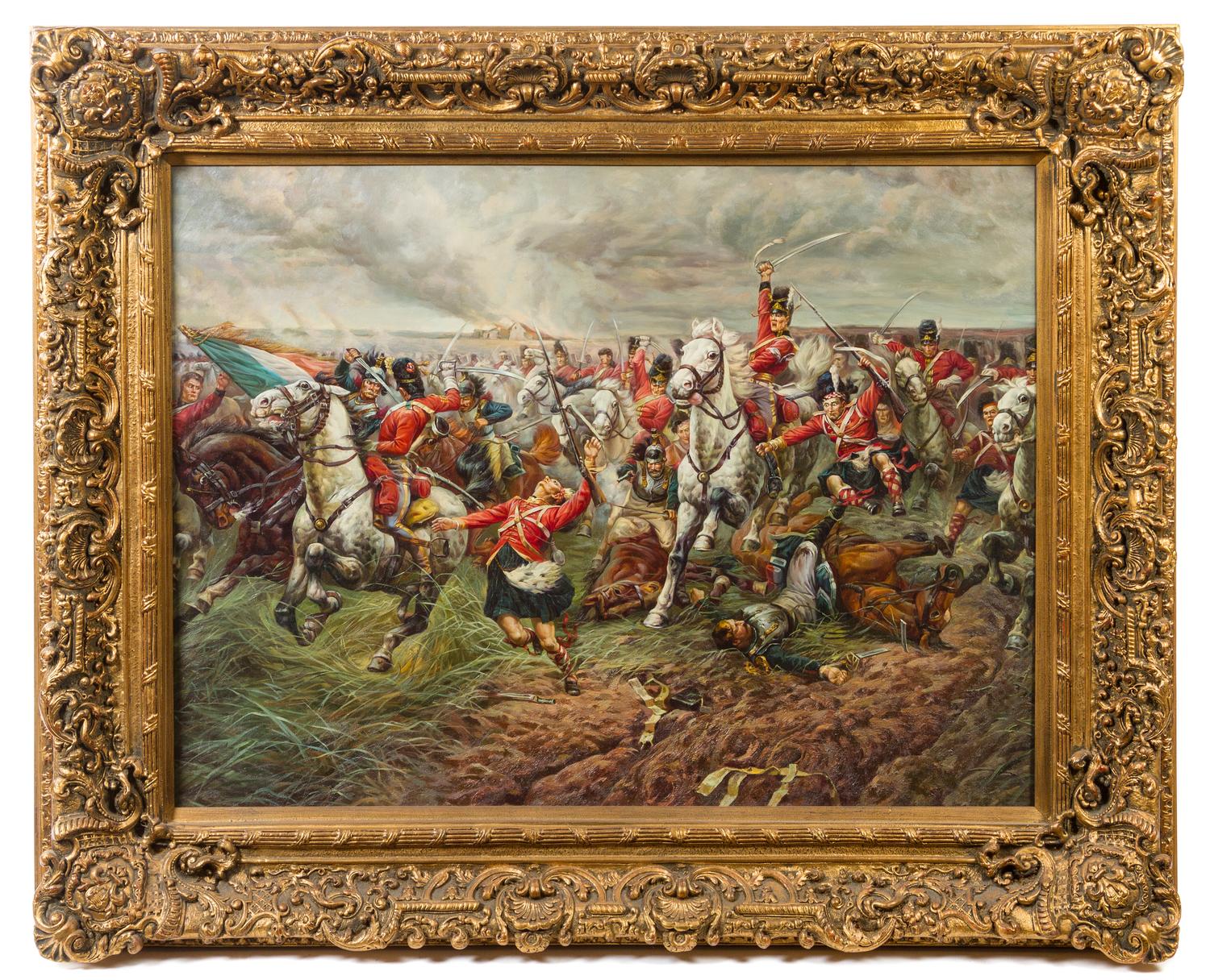 Artist Unknown, (20th Century), The Battle of Waterloo