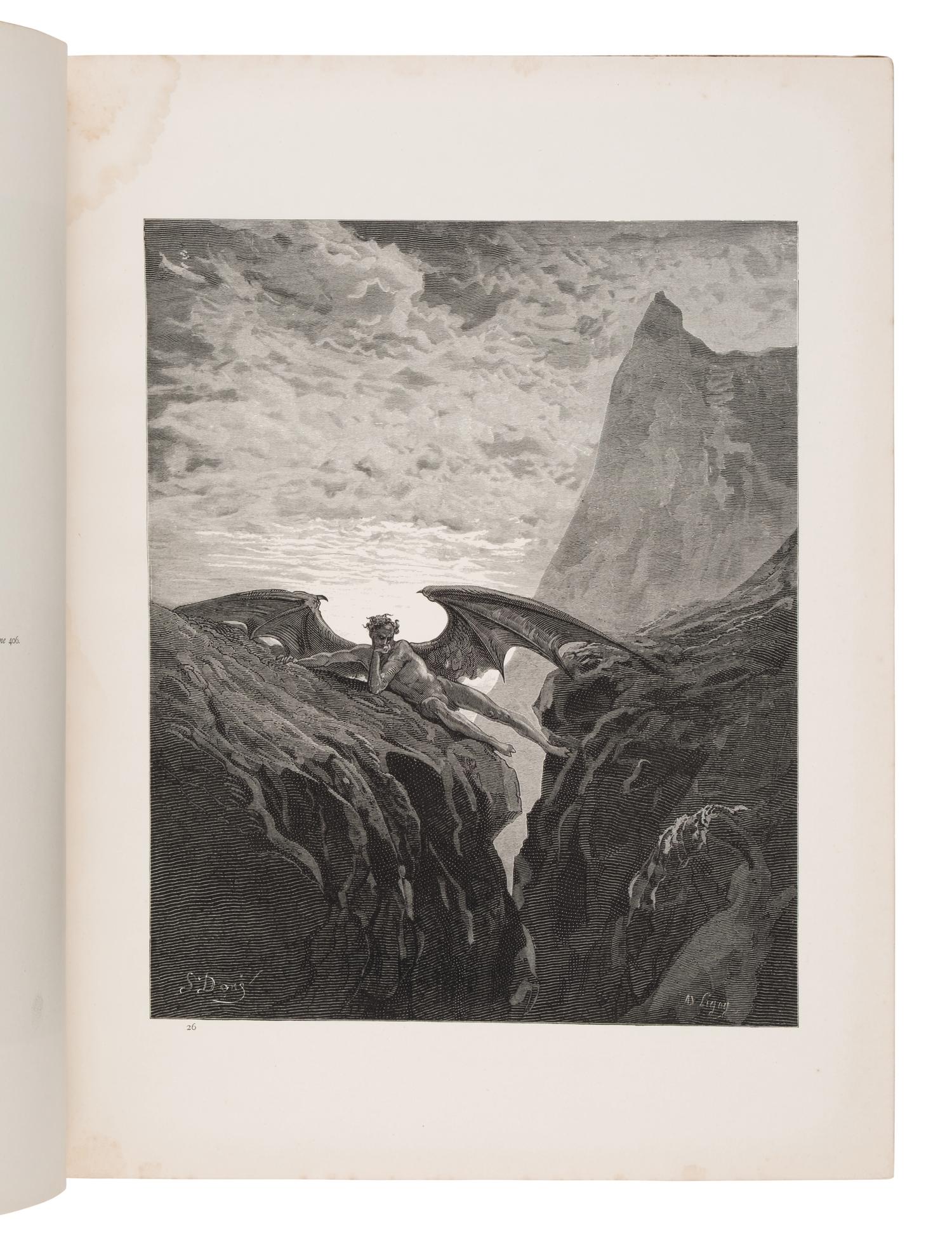 [Doré, Gustave (1832-1883), illustrator]. -- Milton, John (1608-1674). Milton's Paradise Lost . London, Paris & New York: Cassell, Petter, Galpin & Co., n.d. [ca. 1883].