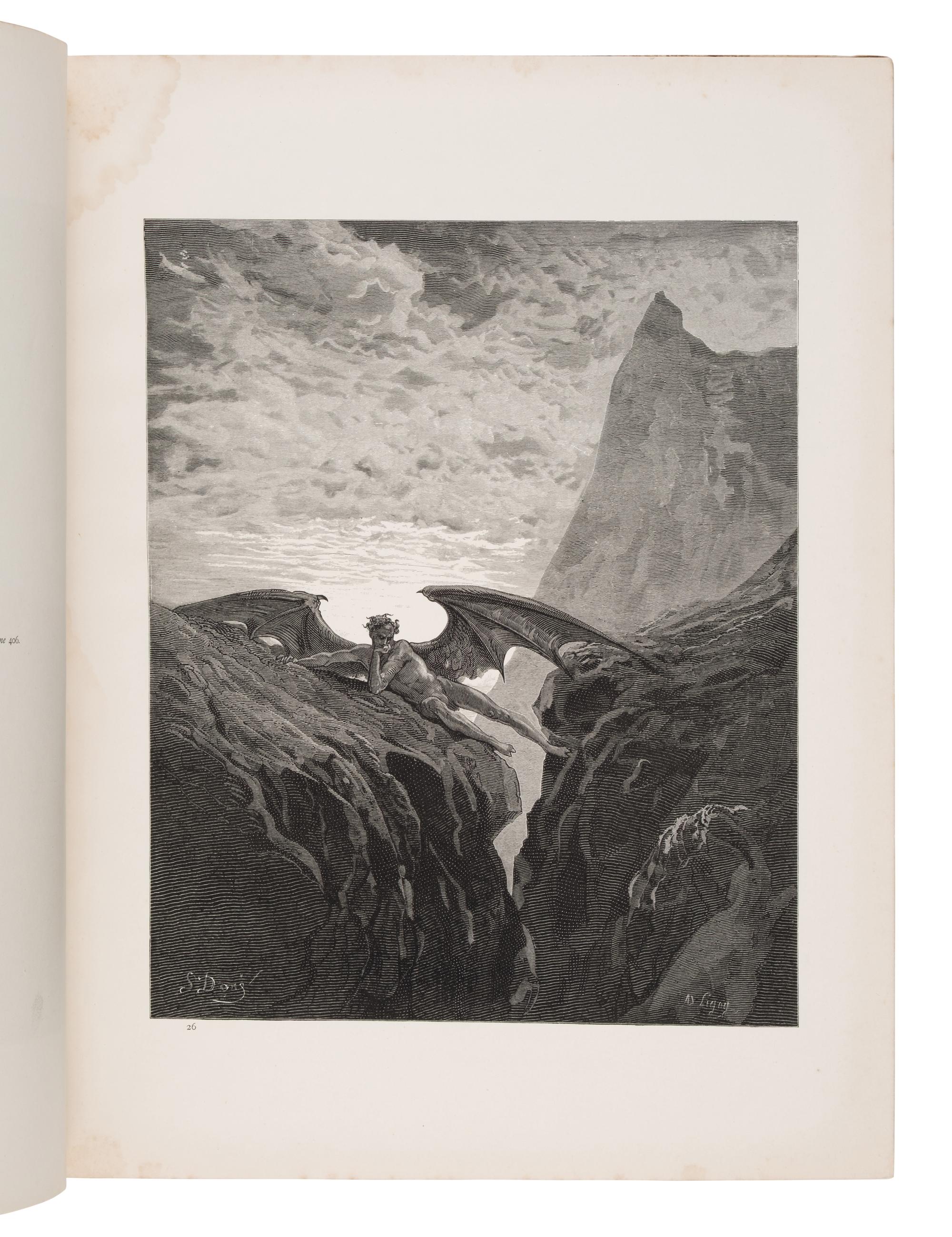 [Doré, Gustave (1832-1883), illustrator]. -- Milton, John (1608-1674). Milton's Paradise Lost . London, Paris & New York: Cassell, Petter, Galpin & Co., n.d. [ca. 1883].
