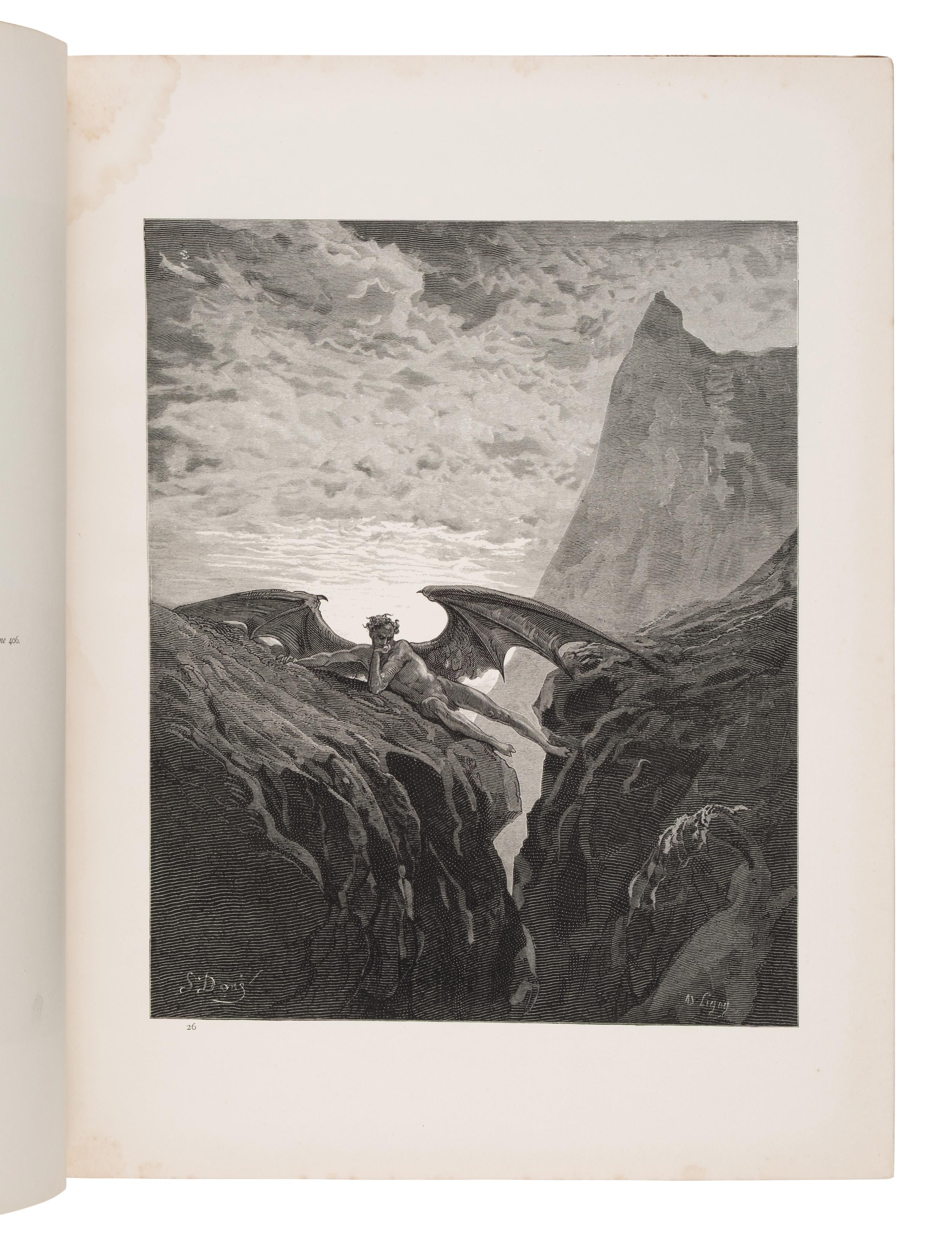 [Doré, Gustave (1832-1883), illustrator]. -- Milton, John (1608-1674). Milton's Paradise Lost . London, Paris & New York: Cassell, Petter, Galpin & Co., n.d. [ca 1883].