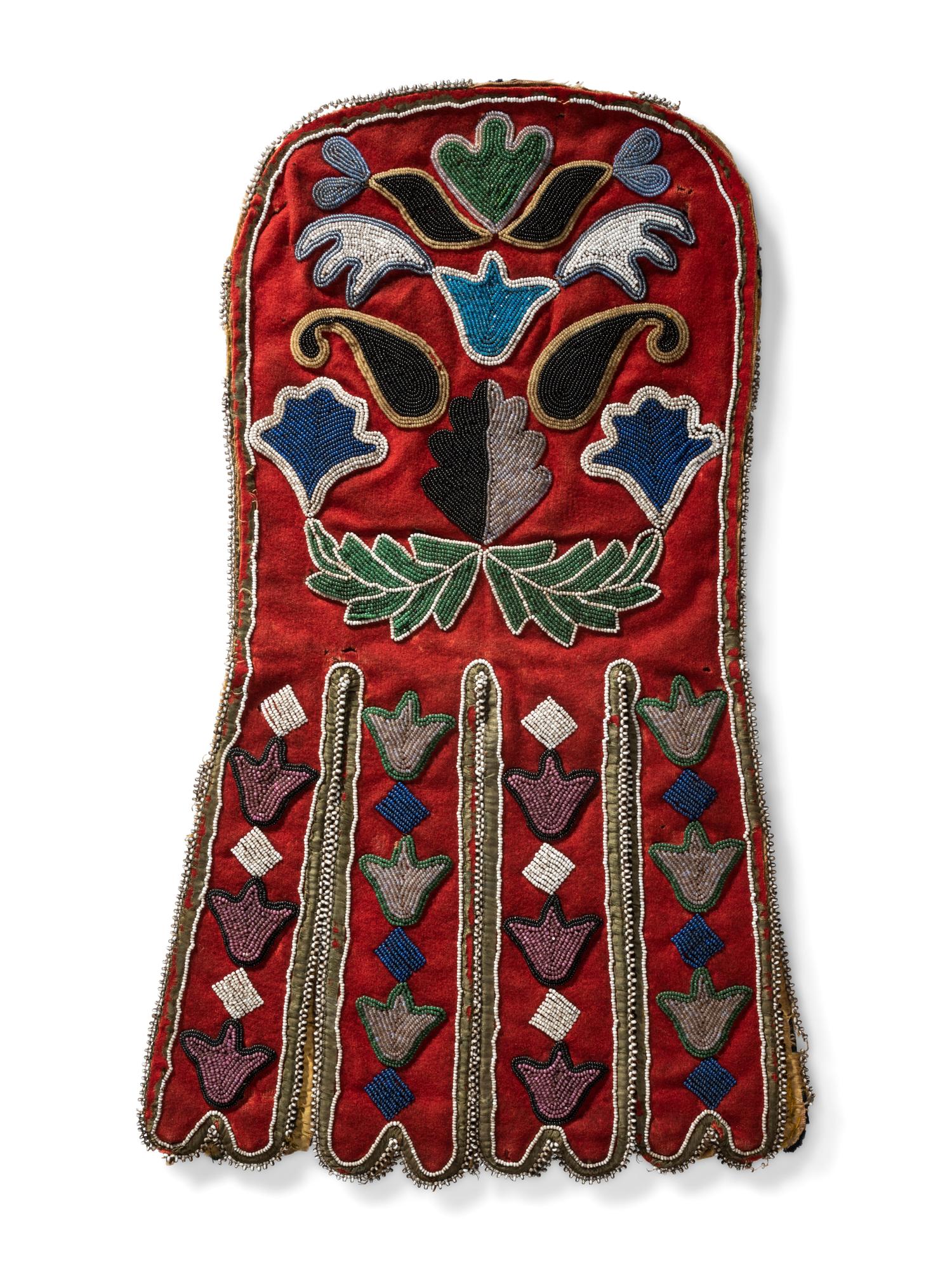 Athabaskan Beaded Wool Fire Bag