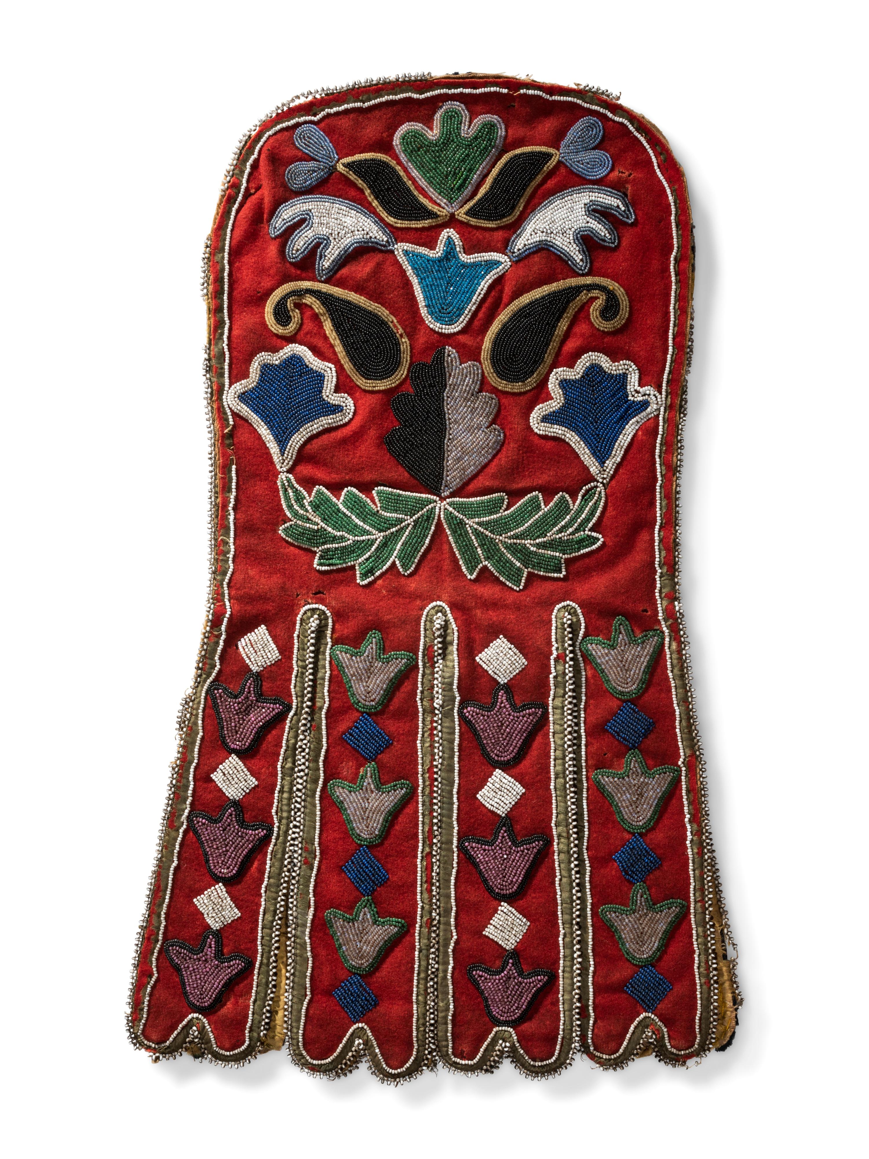 Athabaskan Beaded Wool Fire Bag