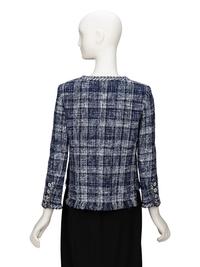 Chanel, Plaid Tweed Cardigan Jacket