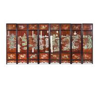 A Chinese Coromandel Eight-Panel Floor Screen