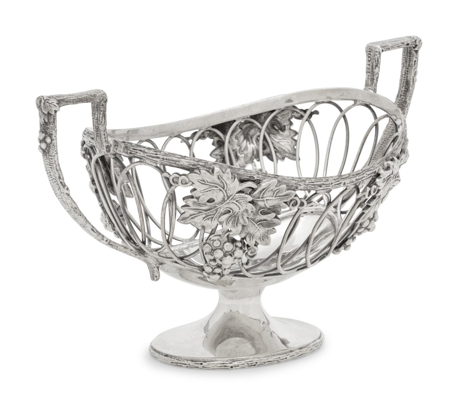 An American Silver Fruit Basket