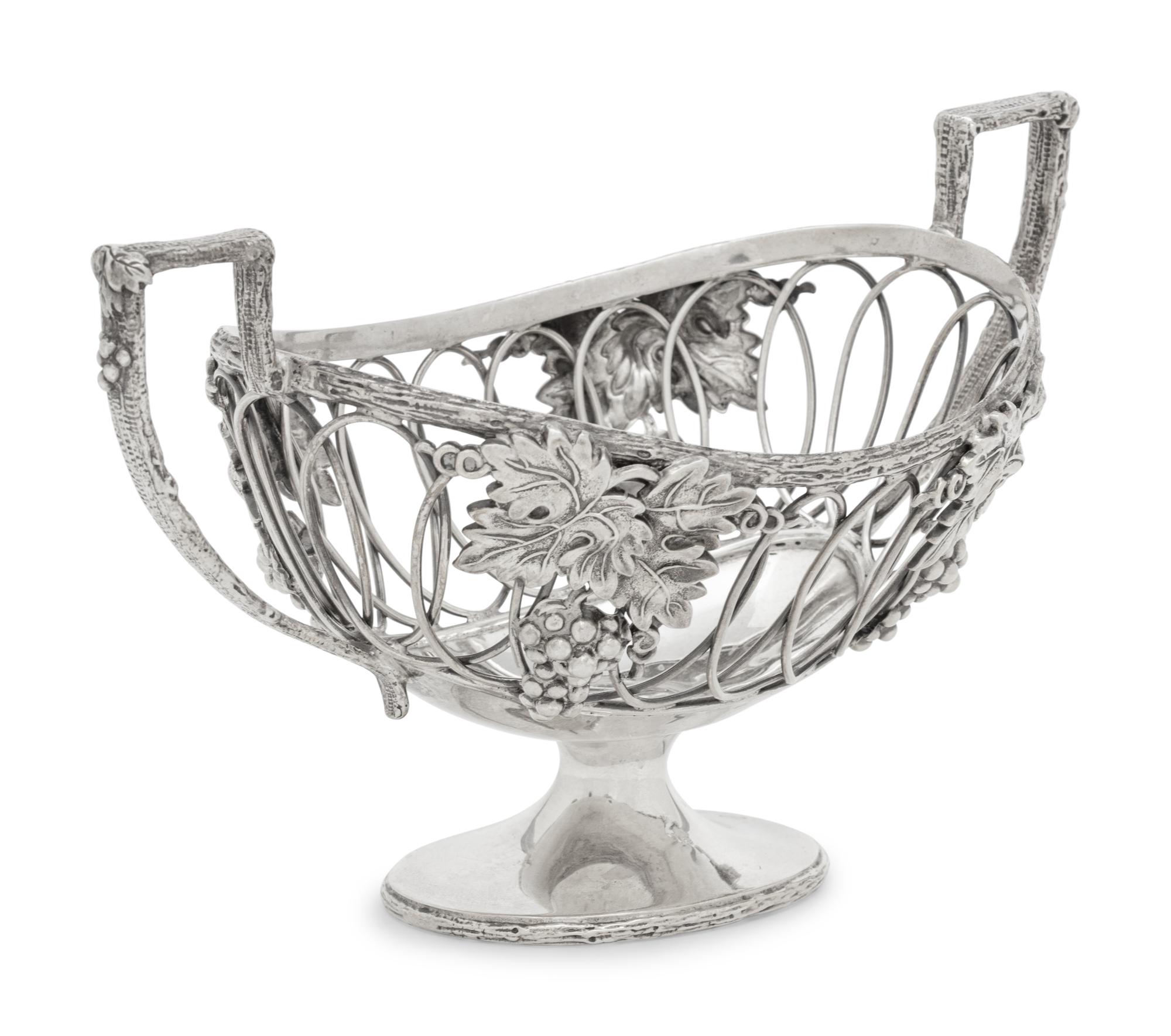 An American Silver Fruit Basket
