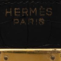 Vintage Hermès, Kelly 32 in Noir Alligator