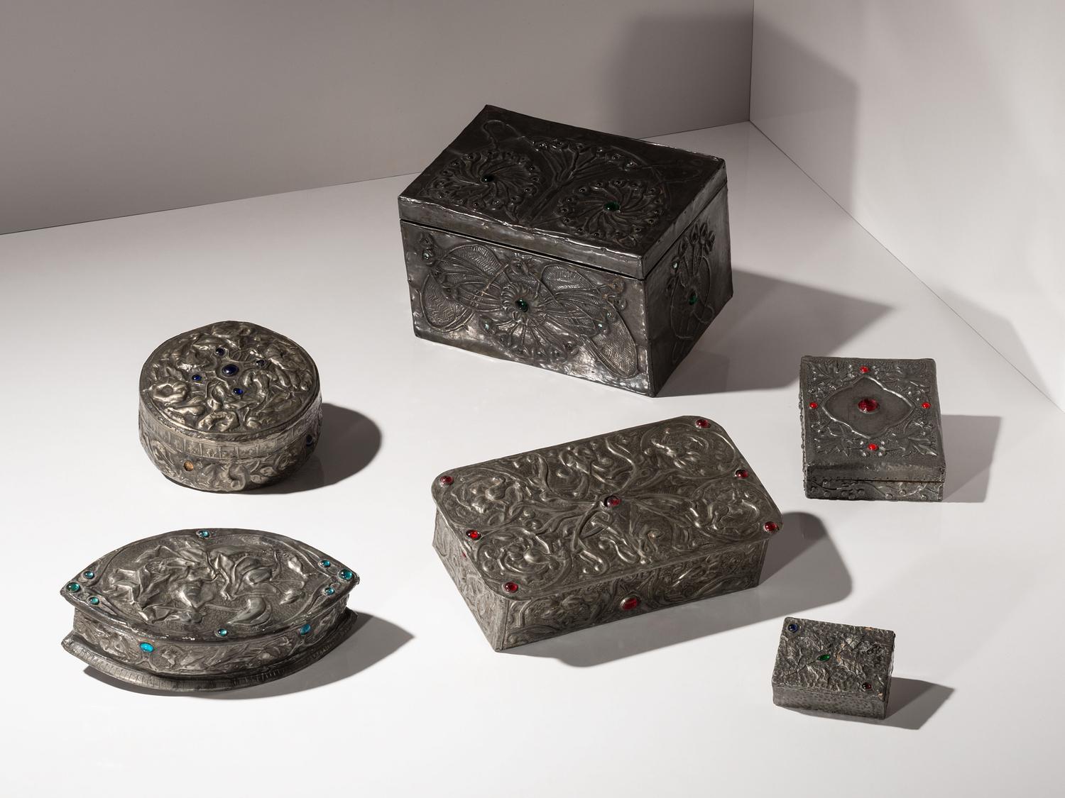 Six Hand-Crafted Boxes