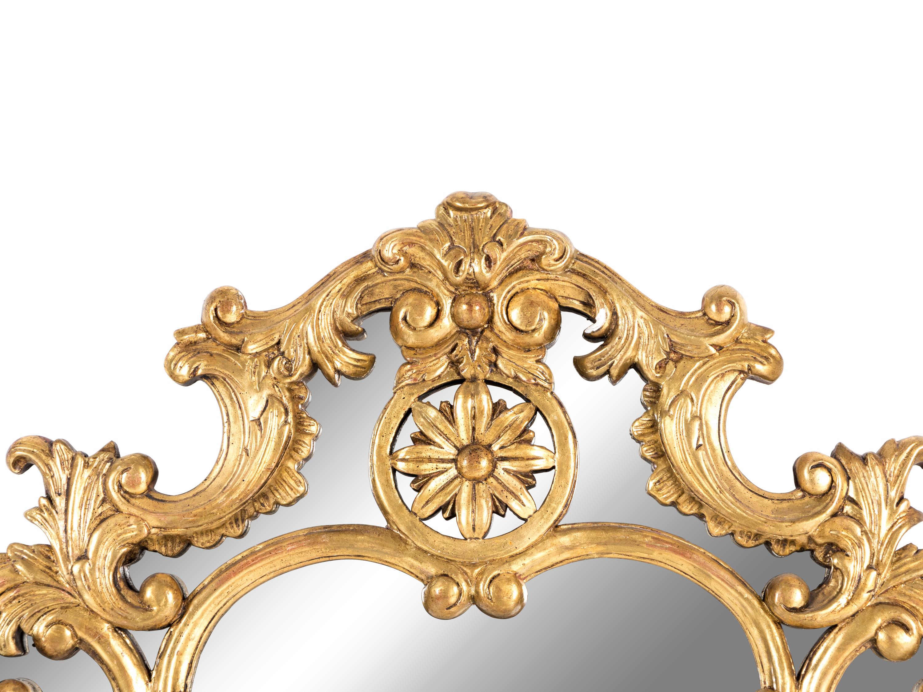 A Régence Style Giltwood Mirror