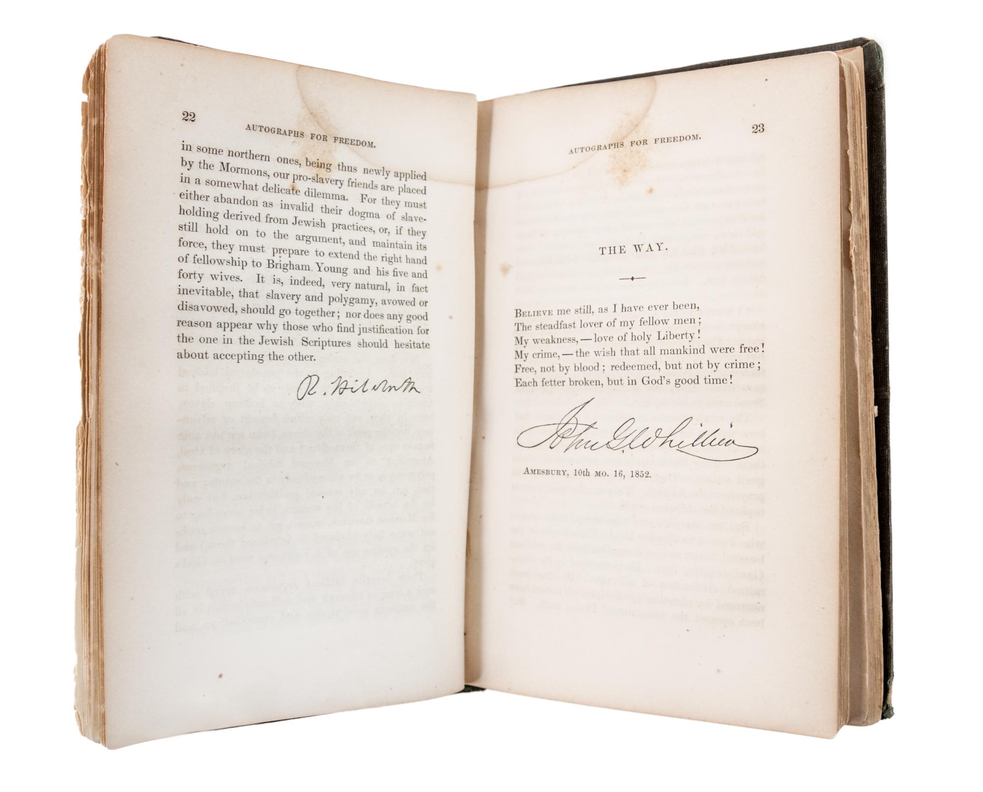 (AFRICAN-AMERICANA) GREENER, RICHARD THEODORE. Archive of 5 documents and books re: first African-American graduate of Harvard