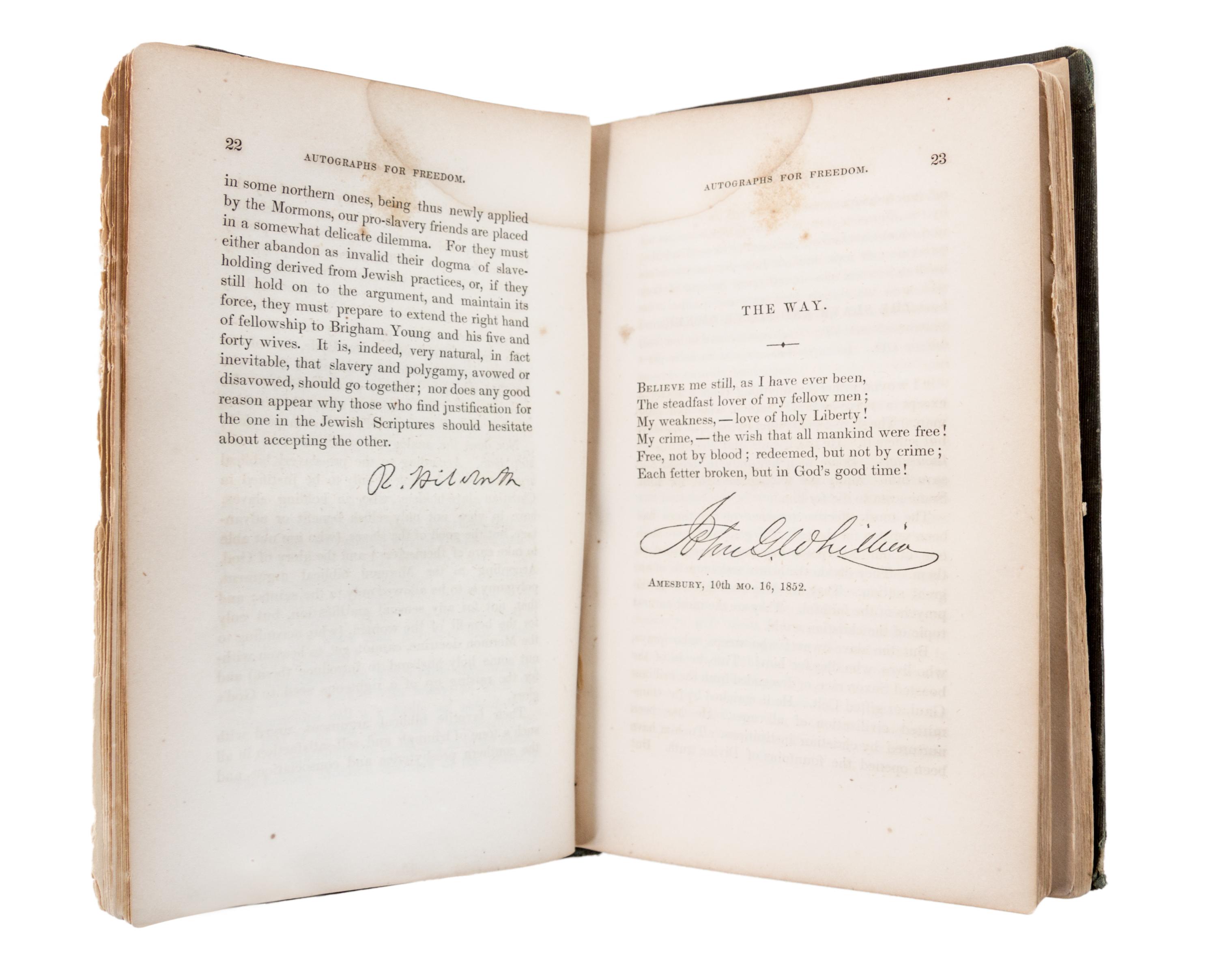 (AFRICAN-AMERICANA) GREENER, RICHARD THEODORE. Archive of 5 documents and books re: first African-American graduate of Harvard