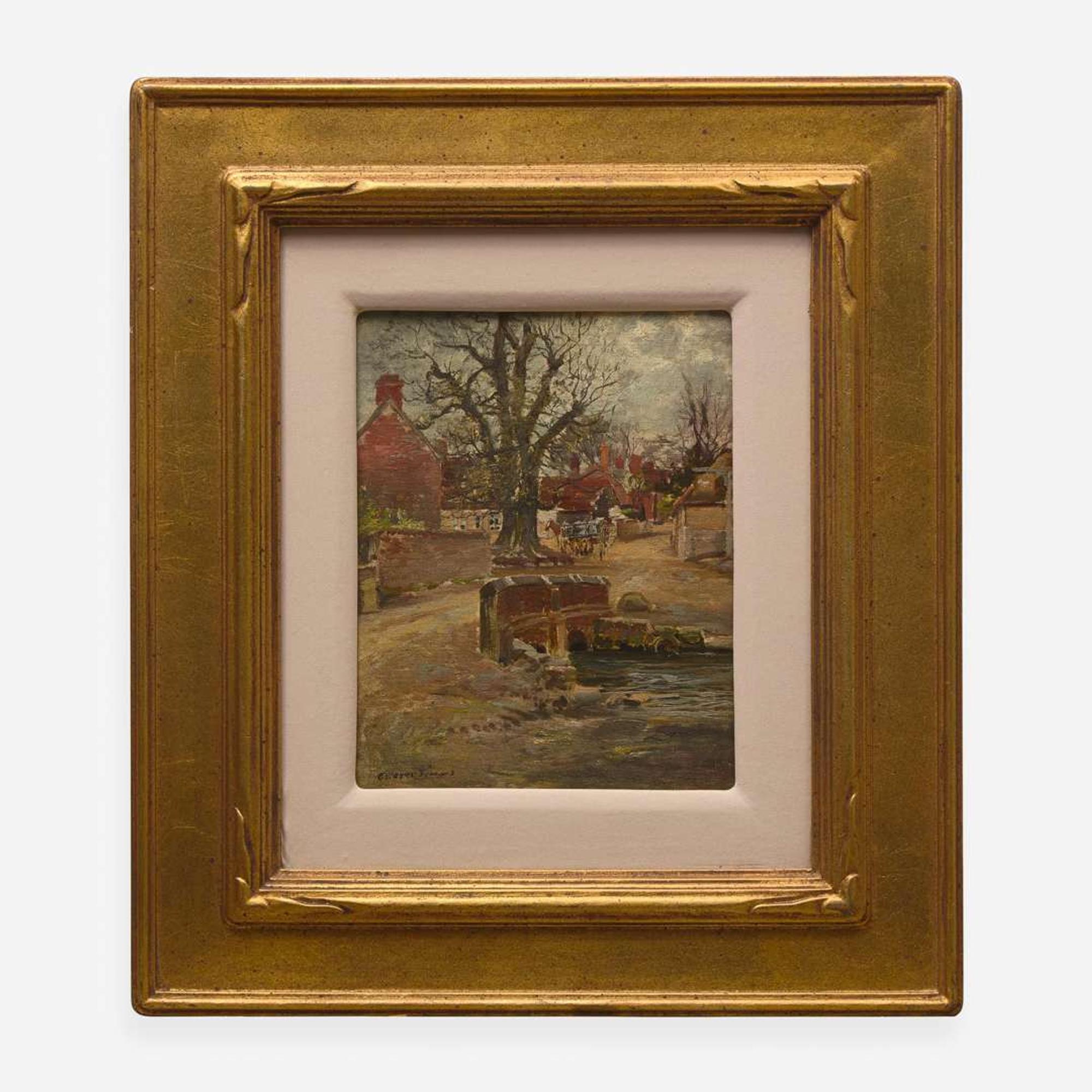 George Gardner Symons (American, 1863-1930) English Village View