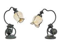 A Pair of Counterbalance Desk Lamps