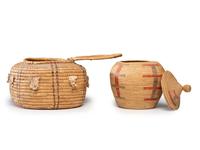 Alaskan Native Lidded Baskets