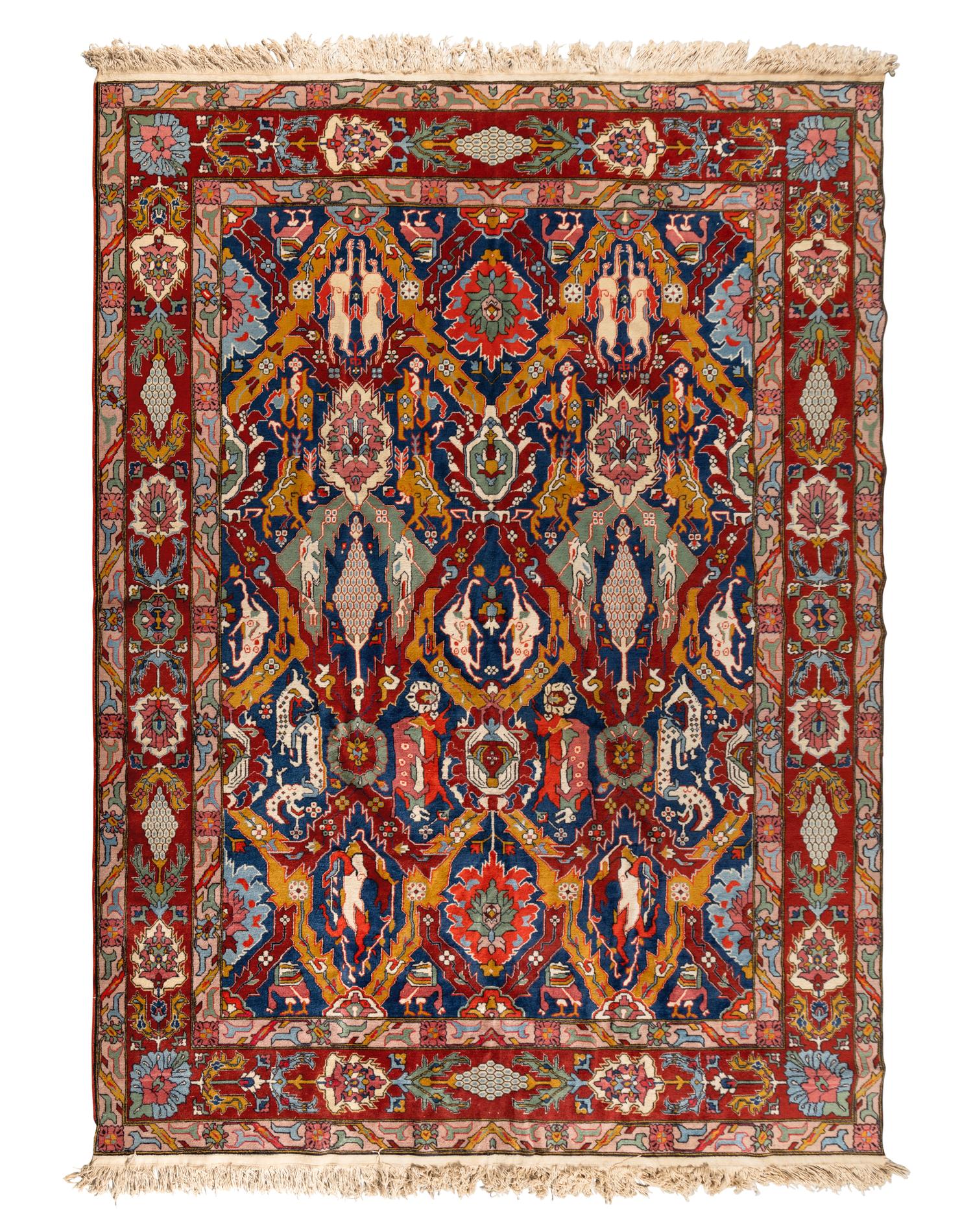 A Heriz Wool Rug