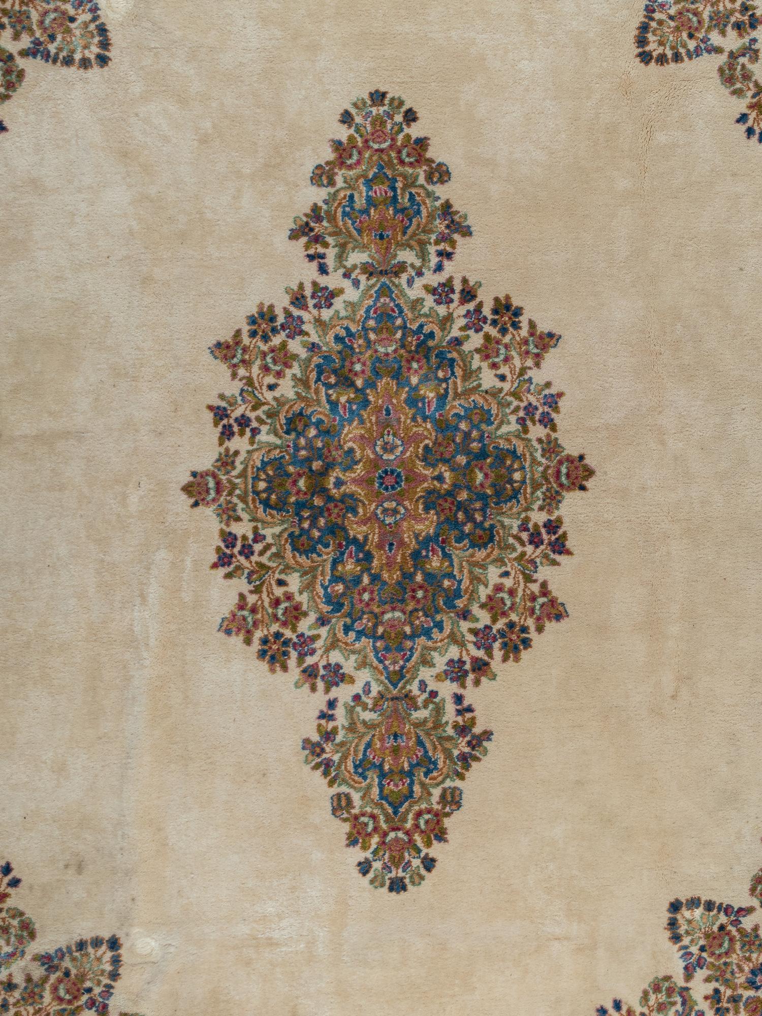 A Kirman Wool Rug