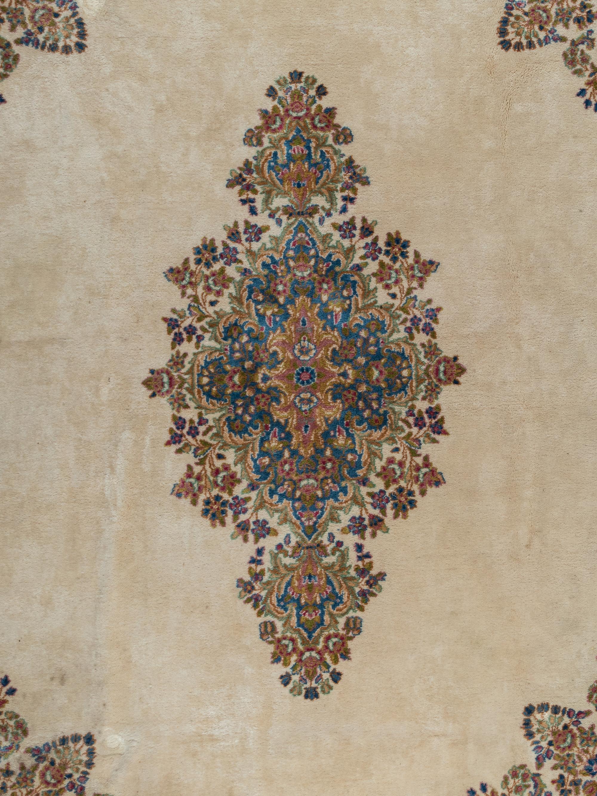 A Kirman Wool Rug