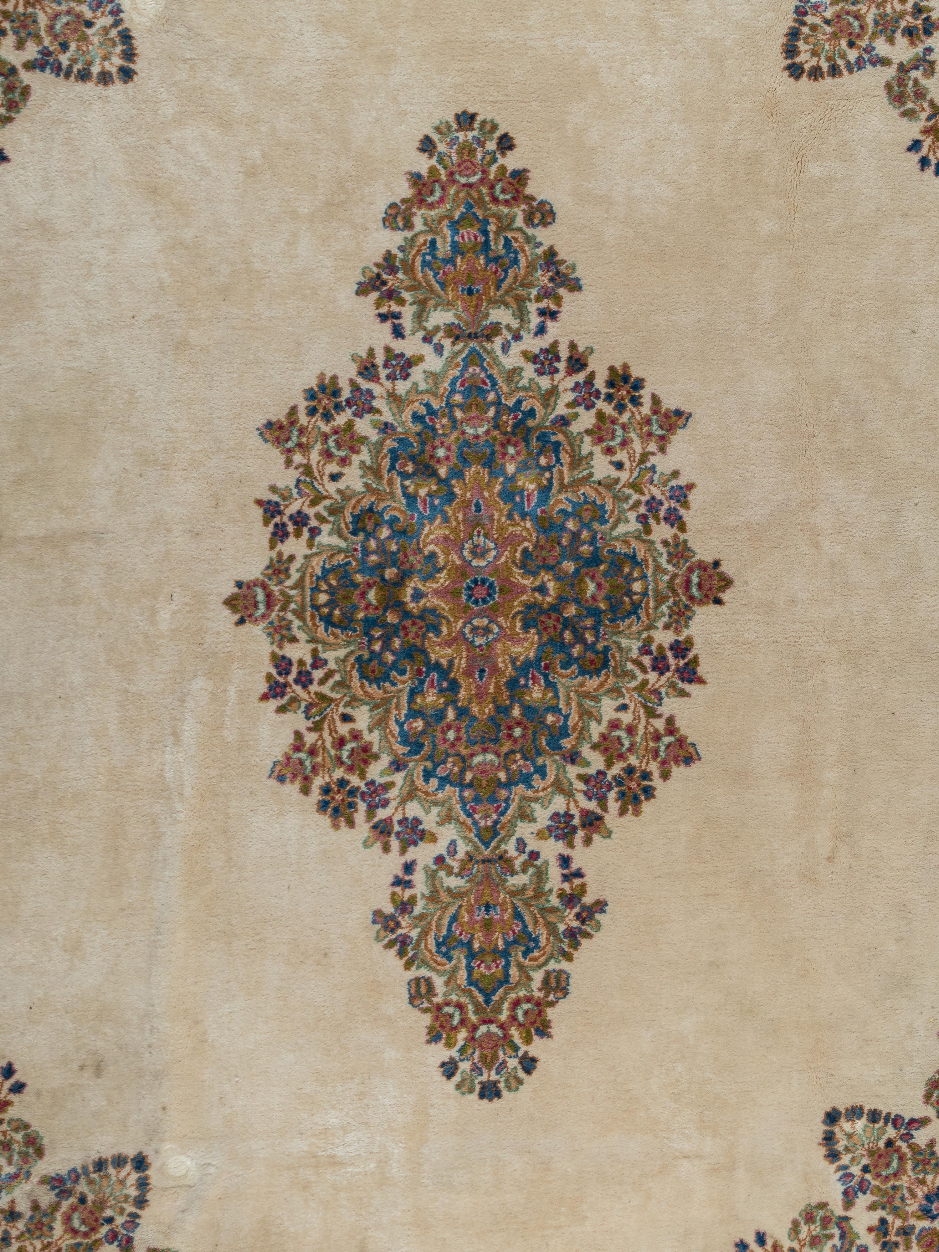 A Kirman Wool Rug
