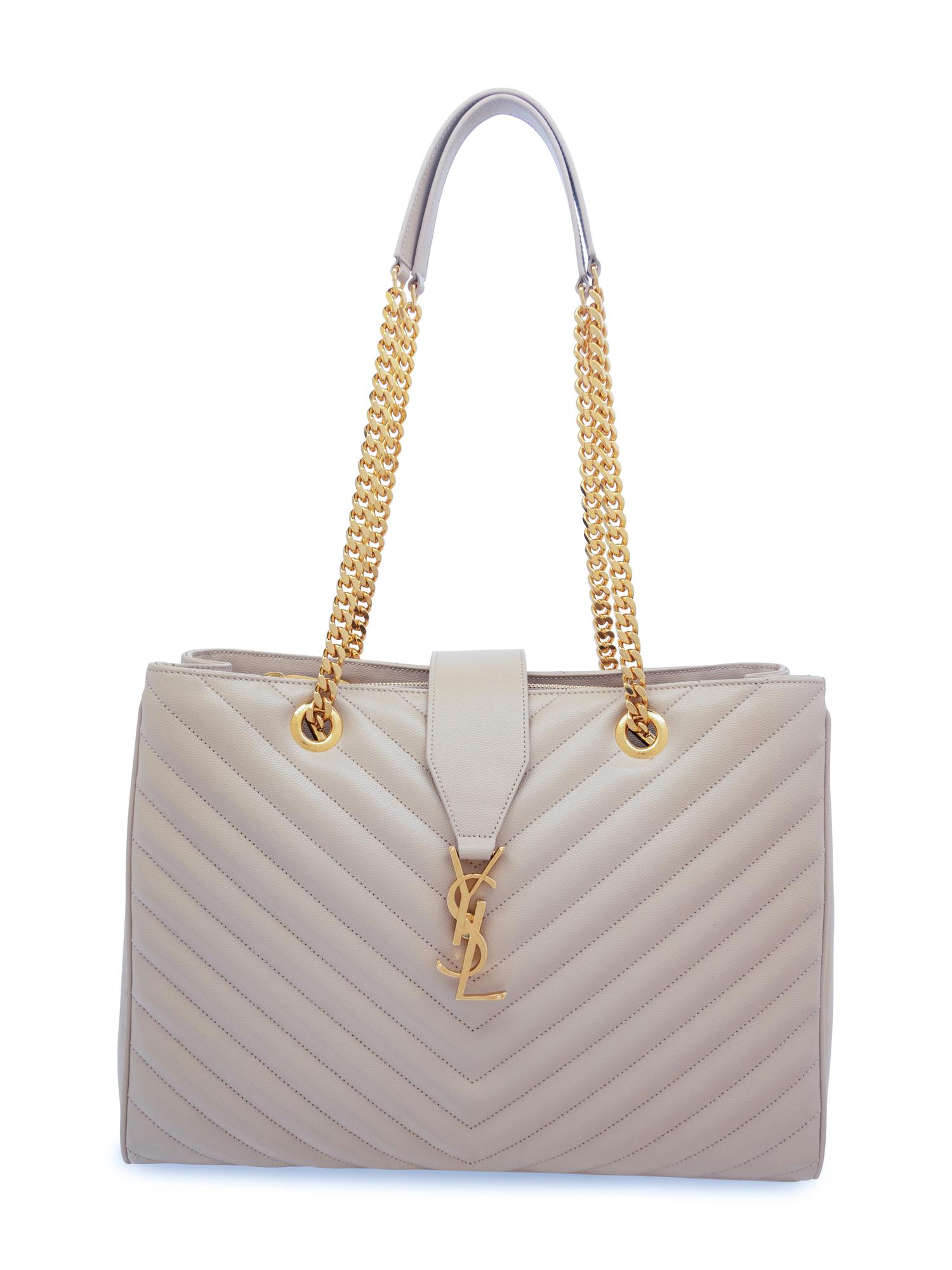 Saint Laurent Monogram Matelassé Shoulder Tote