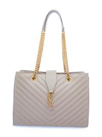 Saint Laurent Monogram Matelassé Shoulder Tote