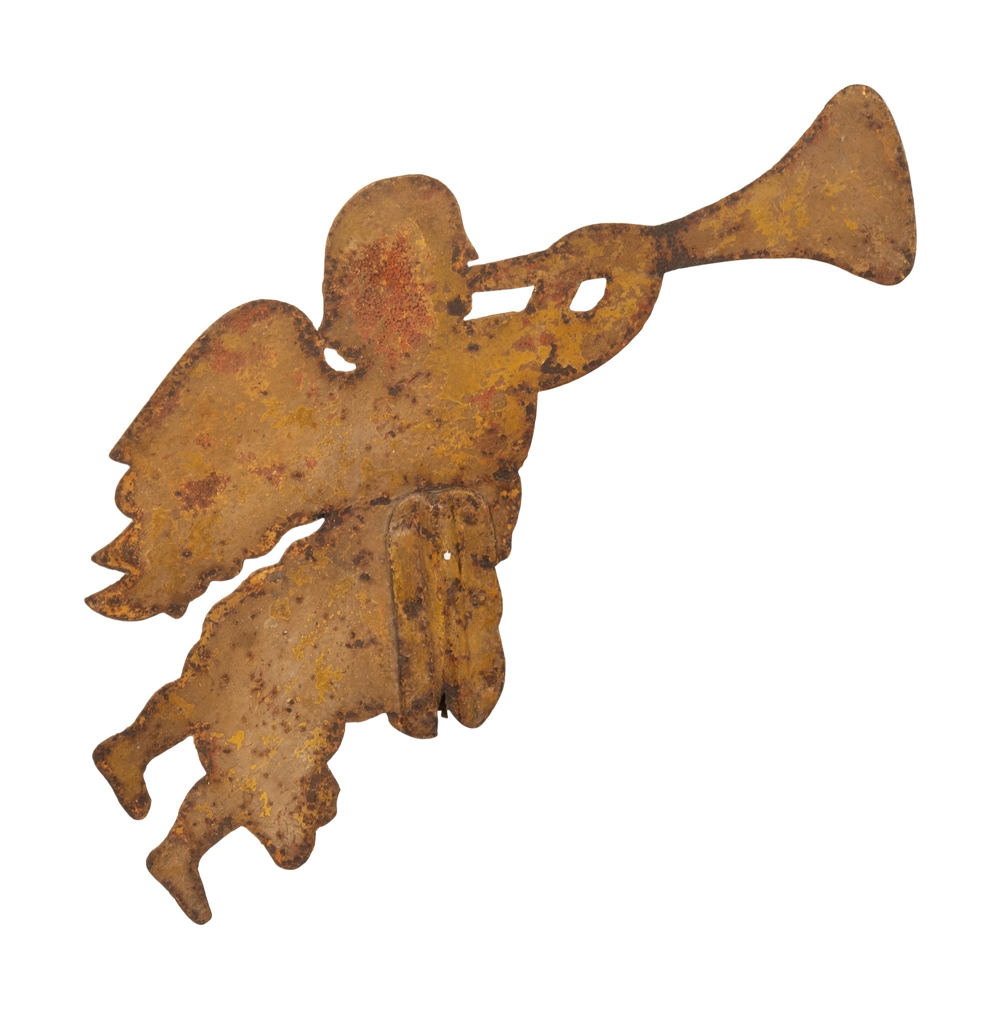 A Sheet Iron Angel Gabriel Weather Vane