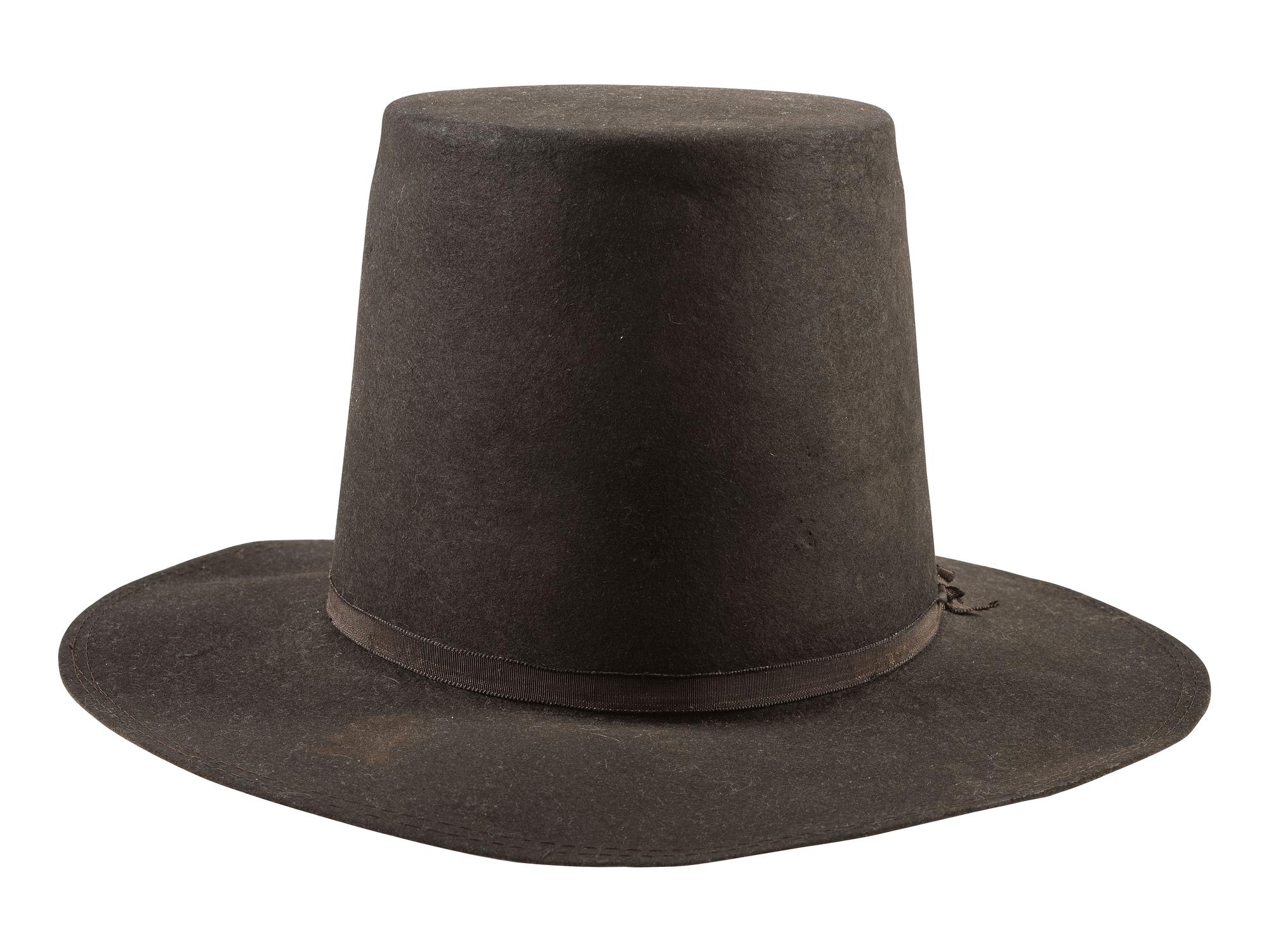[CIVIL WAR]. Unissued enlisted Hardee hat with original interior label, unpunched