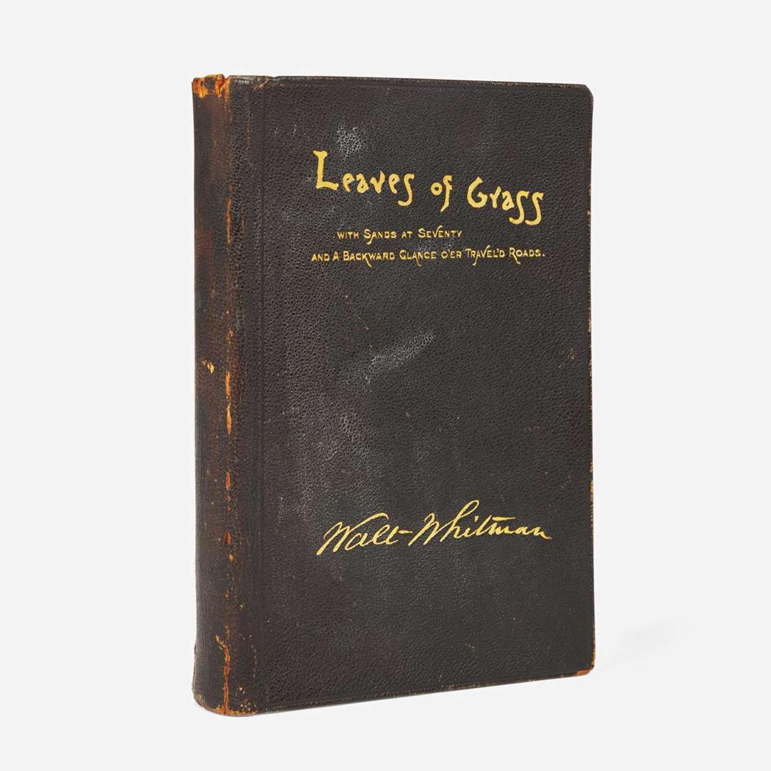 [Literature] (Whitman, Walt) Leaves of Grass with Sands at Seventy & A Backward Glance O'er Travel'd Roads