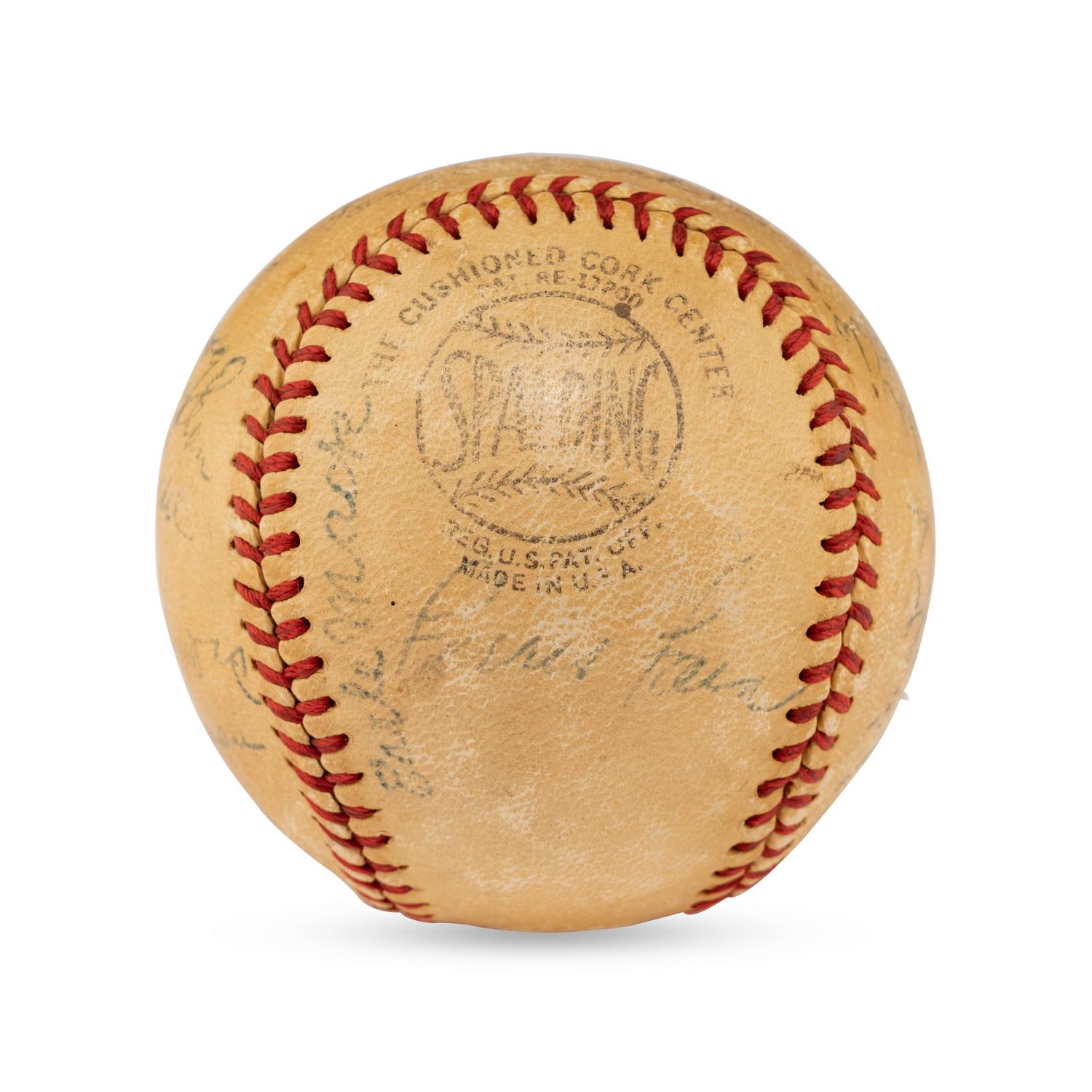 A 1948 Philadelphia Athletics Team Signed Autograph Baseball Featuring Al Simmons (Beckett Authentication Services)