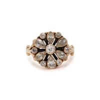 DIAMOND AND ENAMEL RING