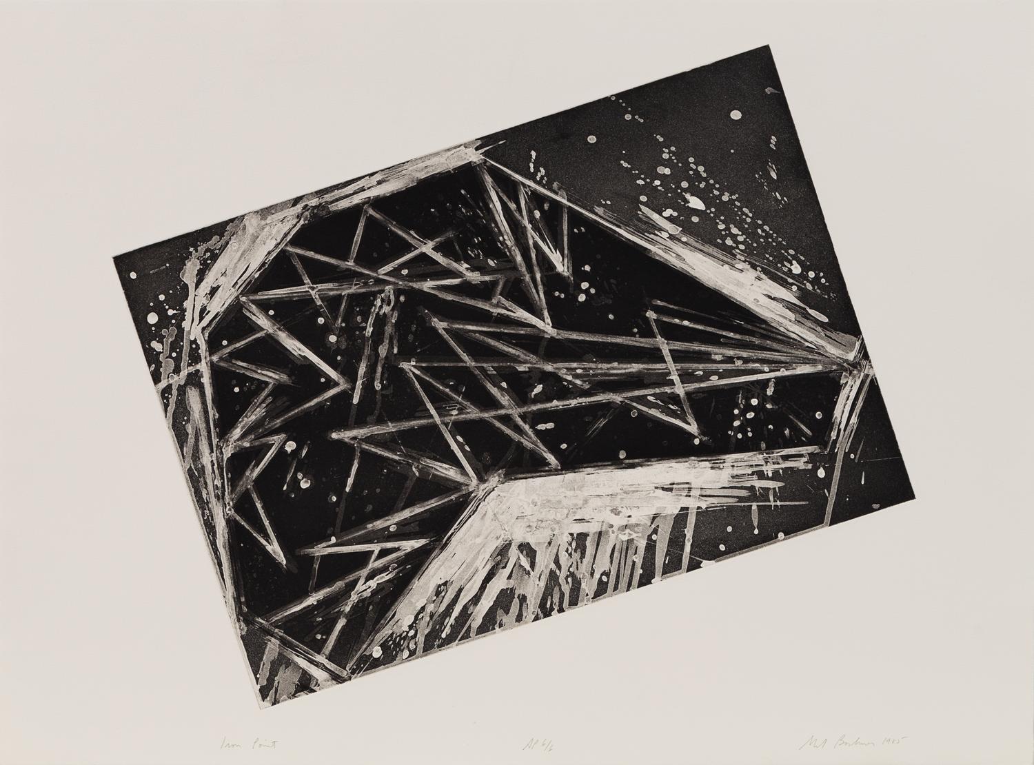 Mel Bochner, (American, b. 1940), Iron Point, 1985