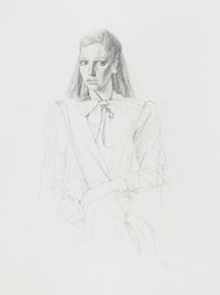 Larry Day, (20th/21st century), Girl with Bow, 1986
