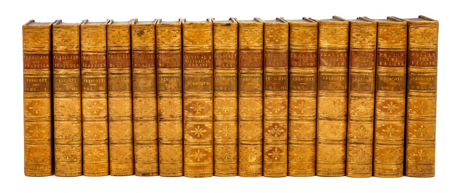 PRESCOTT, William H. (1796-1859) 15 works total.
