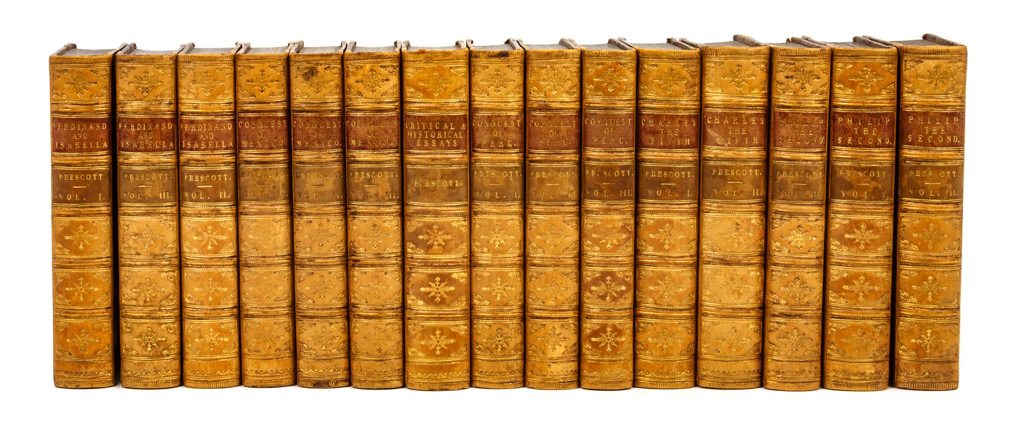 PRESCOTT, William H. (1796-1859) 15 works total.