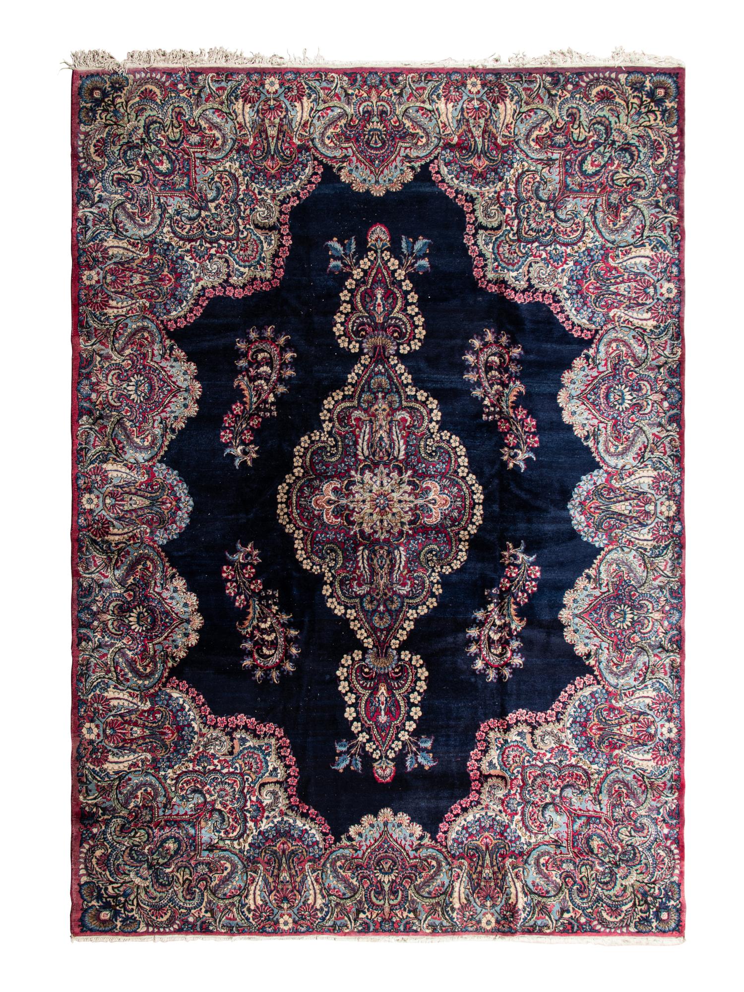 A Kirman Wool Rug