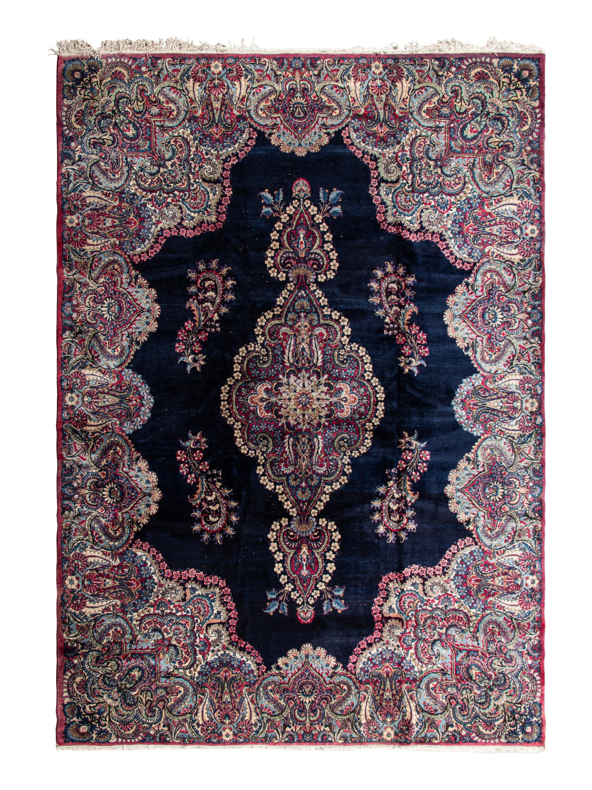 A Kirman Wool Rug