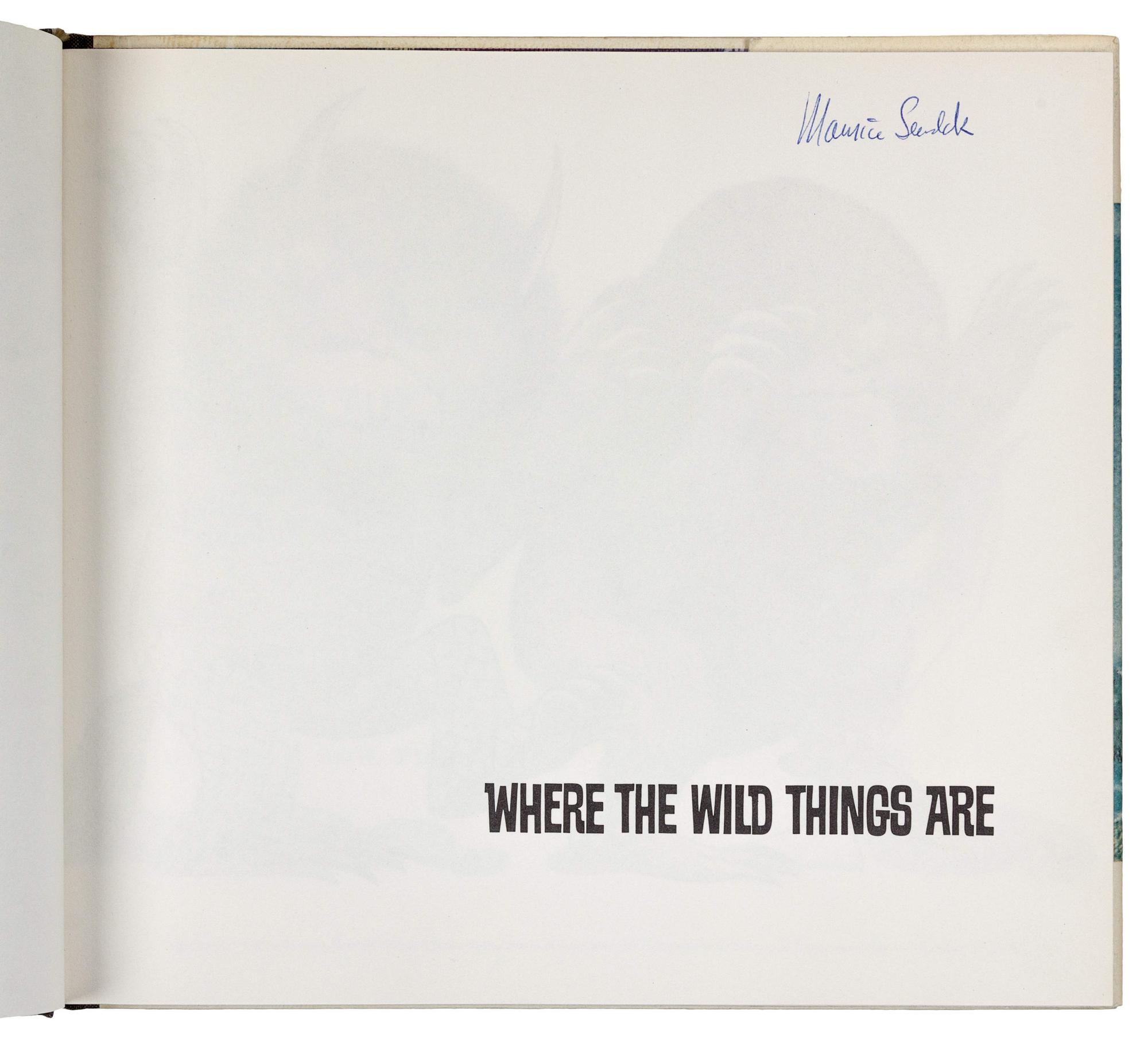SENDAK, Maurice. Where the Wild Things Are . New York: Harper & Row, 1963.