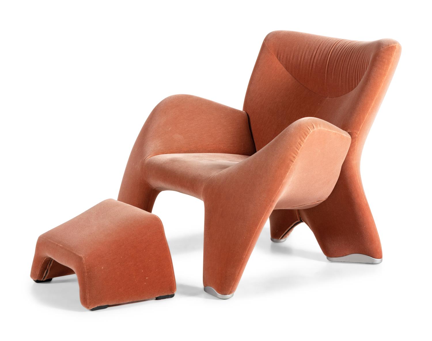 Enchanton Armchair and Stool
