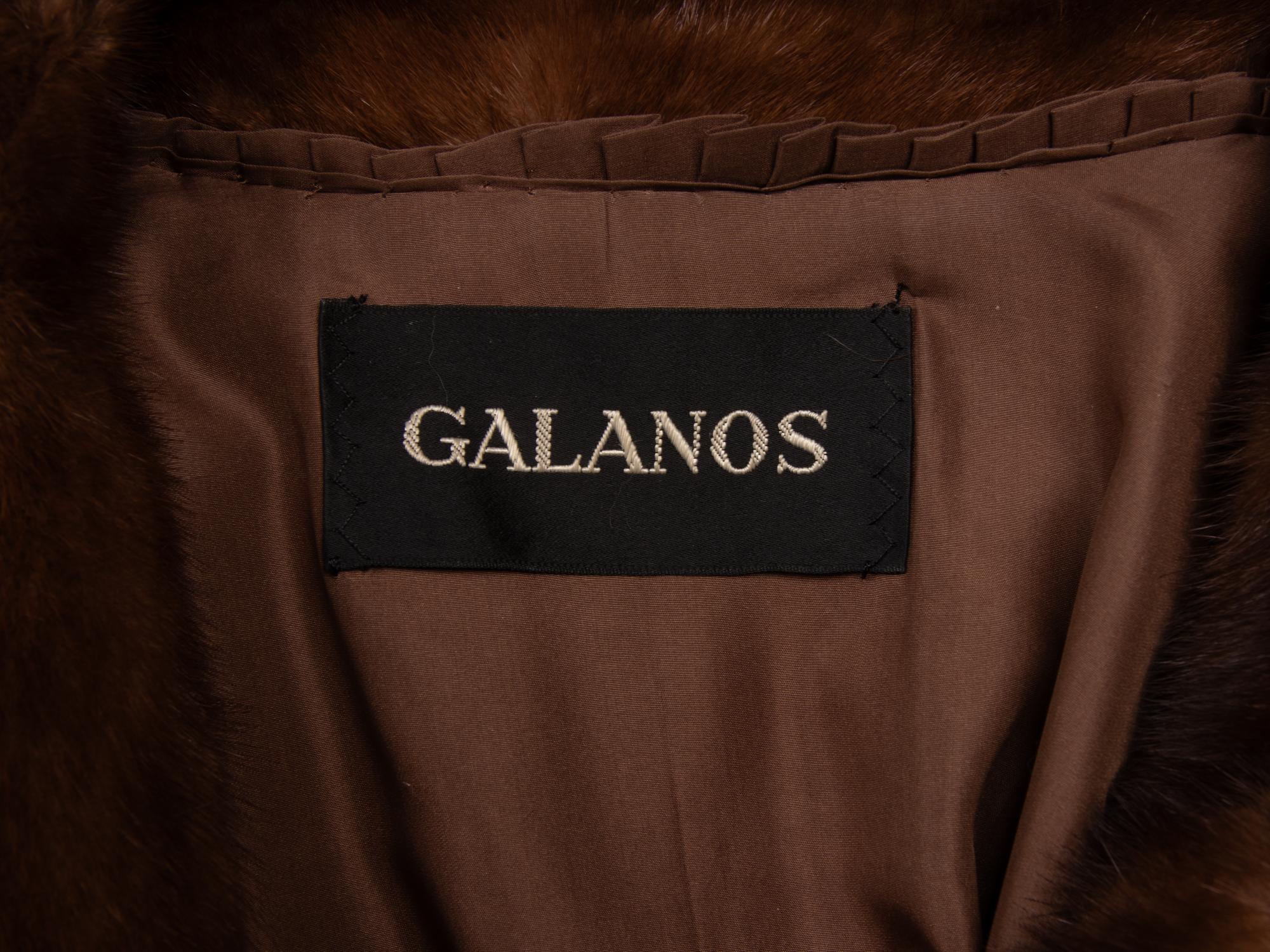 Galanos, Long Mink Fur Coat