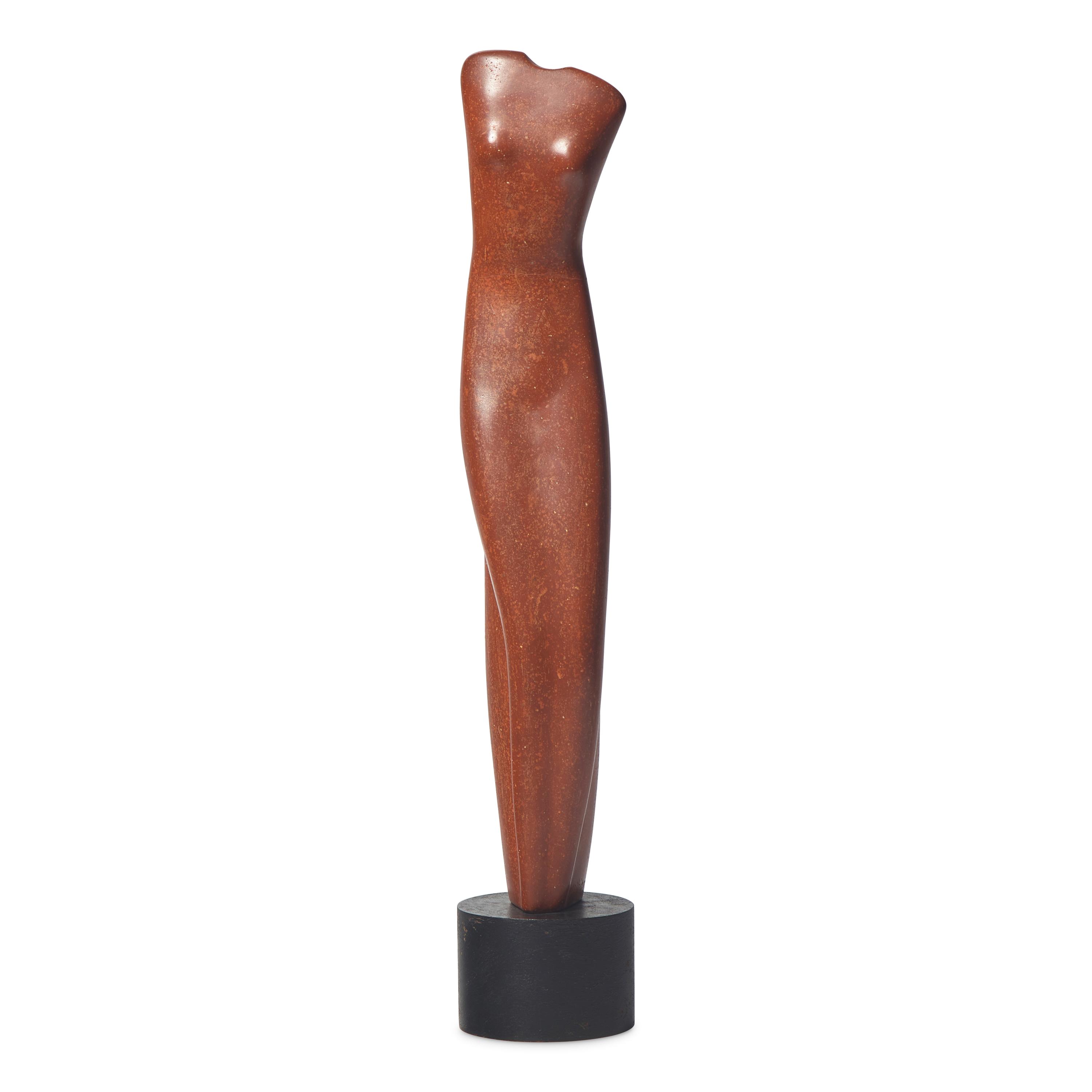 Alexander Archipenko (American/Ukrainian, 1887-1964) — Torso (Female Figure), Torse (Var. II), 1945