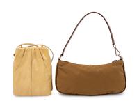 Prada Pochette and Judith Leiber Snakeskin Bag