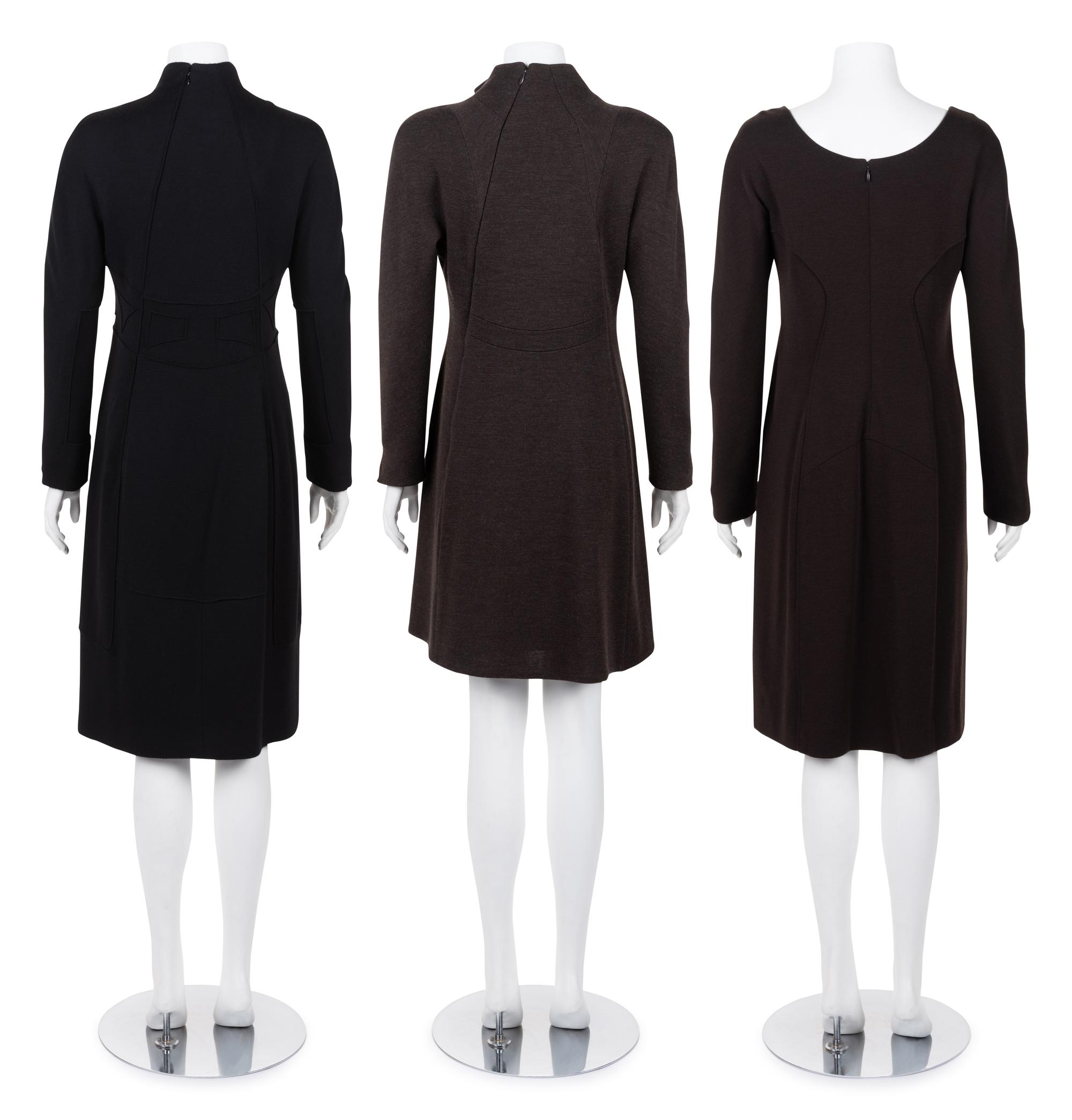 Three Chado Ralph Rucci Knit Dresses, 2000-10s