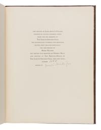 [Artist Book]. Matisse, Henri (1869-1954), artist. -- Joyce, James (1882-1941). Ulysses . New York: The Limited Editions Club, 1935.