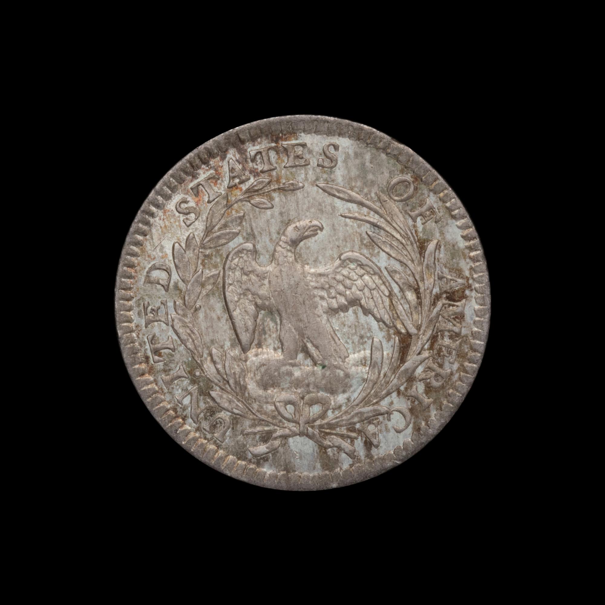 A 1797 Draped Bust: 15 Stars H10c Coin