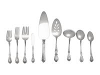 An American Silver Flatware Service