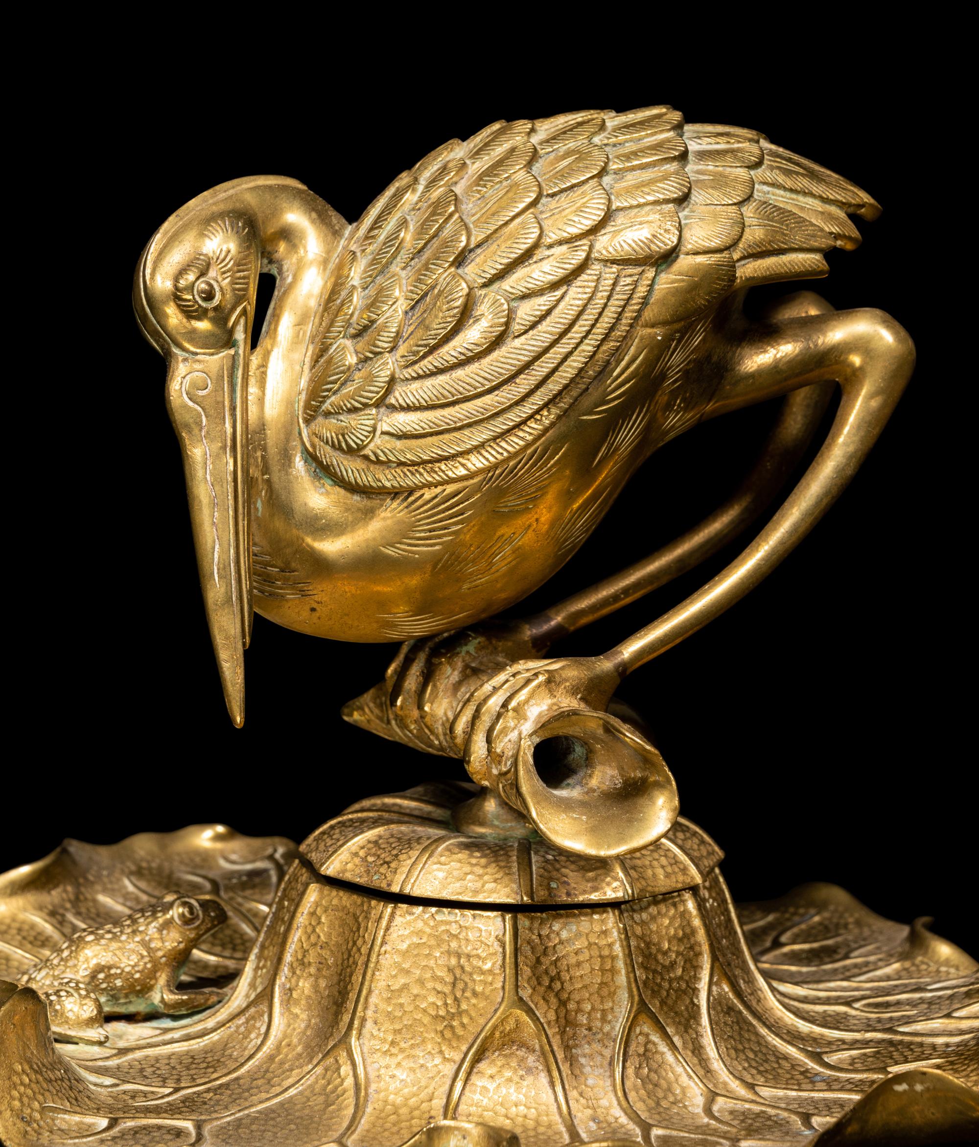 Three Japanese Bronze Articles